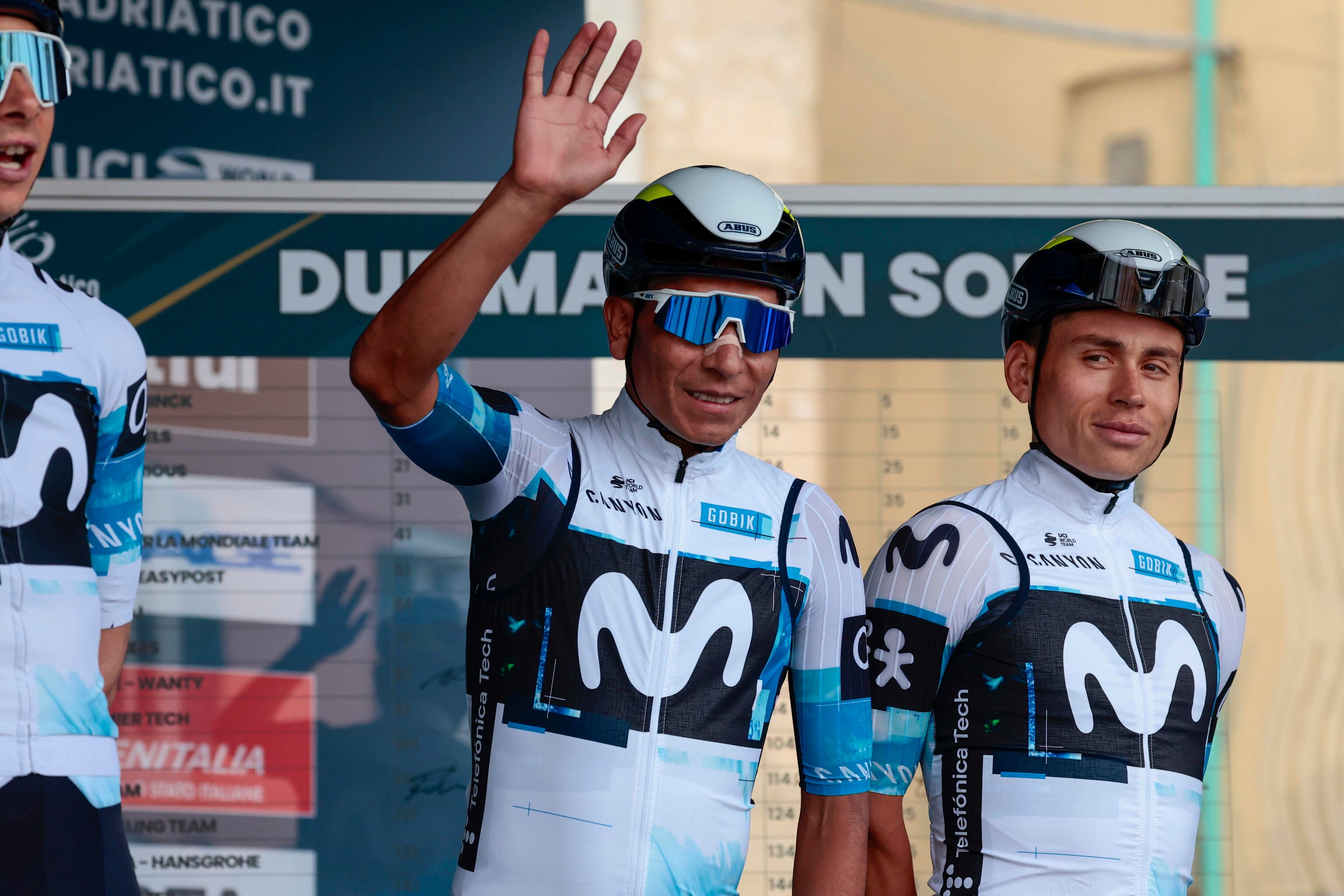 Nairo Quintana, pedalista del Movistar Team. (Ciclismo, Italia) EFE/EPA/ROBERTO BETTINI / ANSA