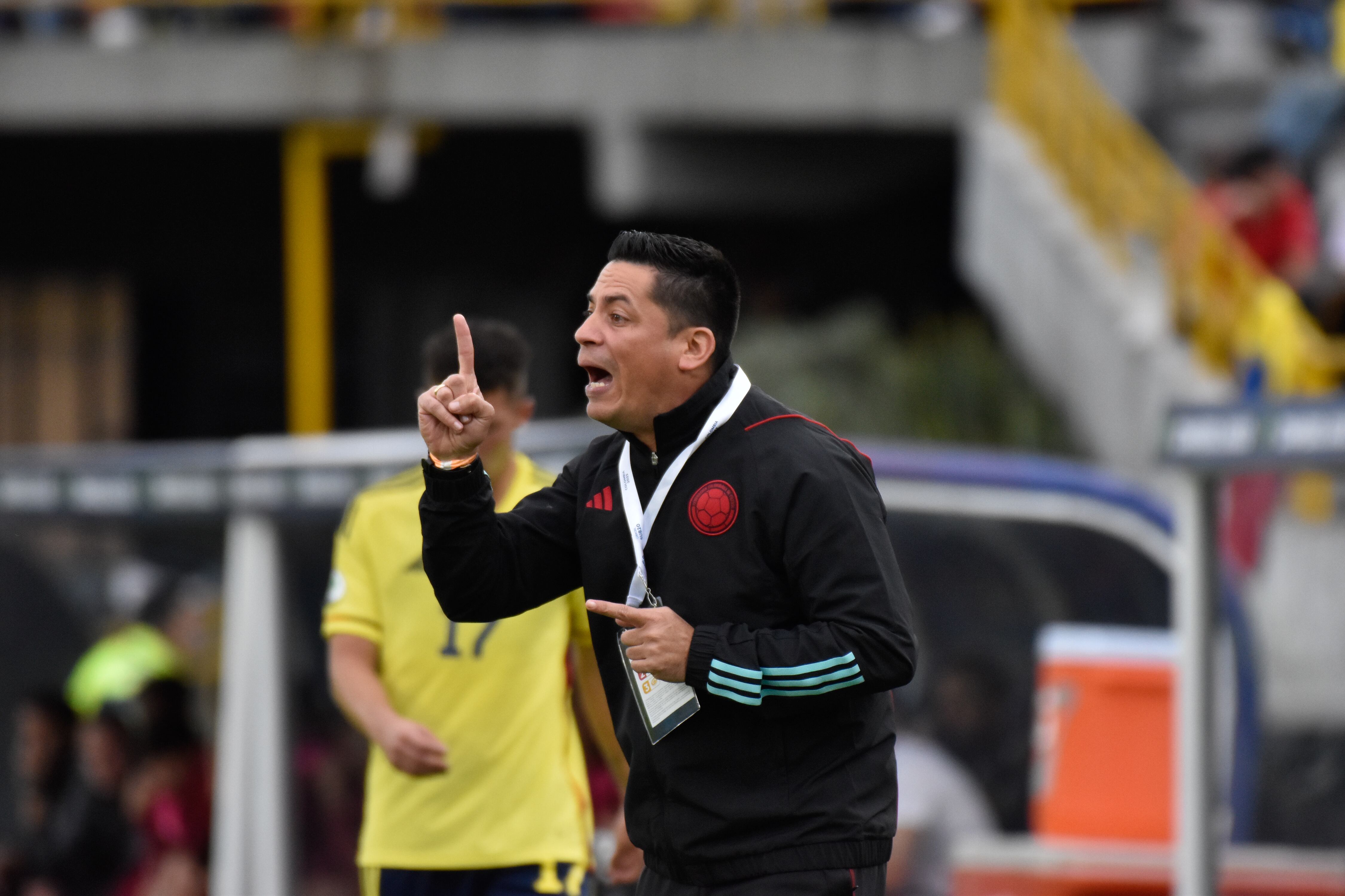 Héctor Cárdenas, técnico de la Selección Colombia Sub-20. (Photo by: Cristian Bayona/Long Visual Press/Universal Images Group via Getty Images)