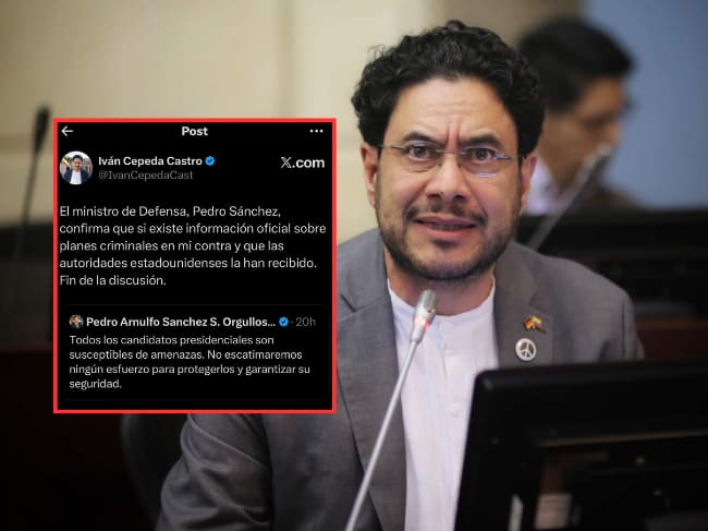 El candidato presidencial se pronunció sobre posibles amenazas en su contra. / Foto: Suministrada