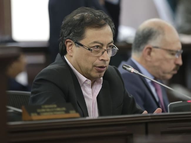 Gustavo Petro, cuando era senador de la Colombia Humana, periodo 2018-2022 (Colprensa)
