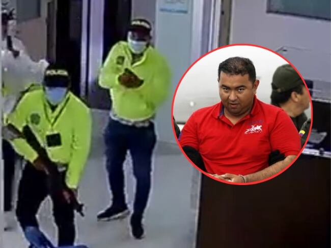 Atentado contra el hijo de 'La Gata' en Barranquilla./ Foto: Tomado de video (principal) + Colprensa
