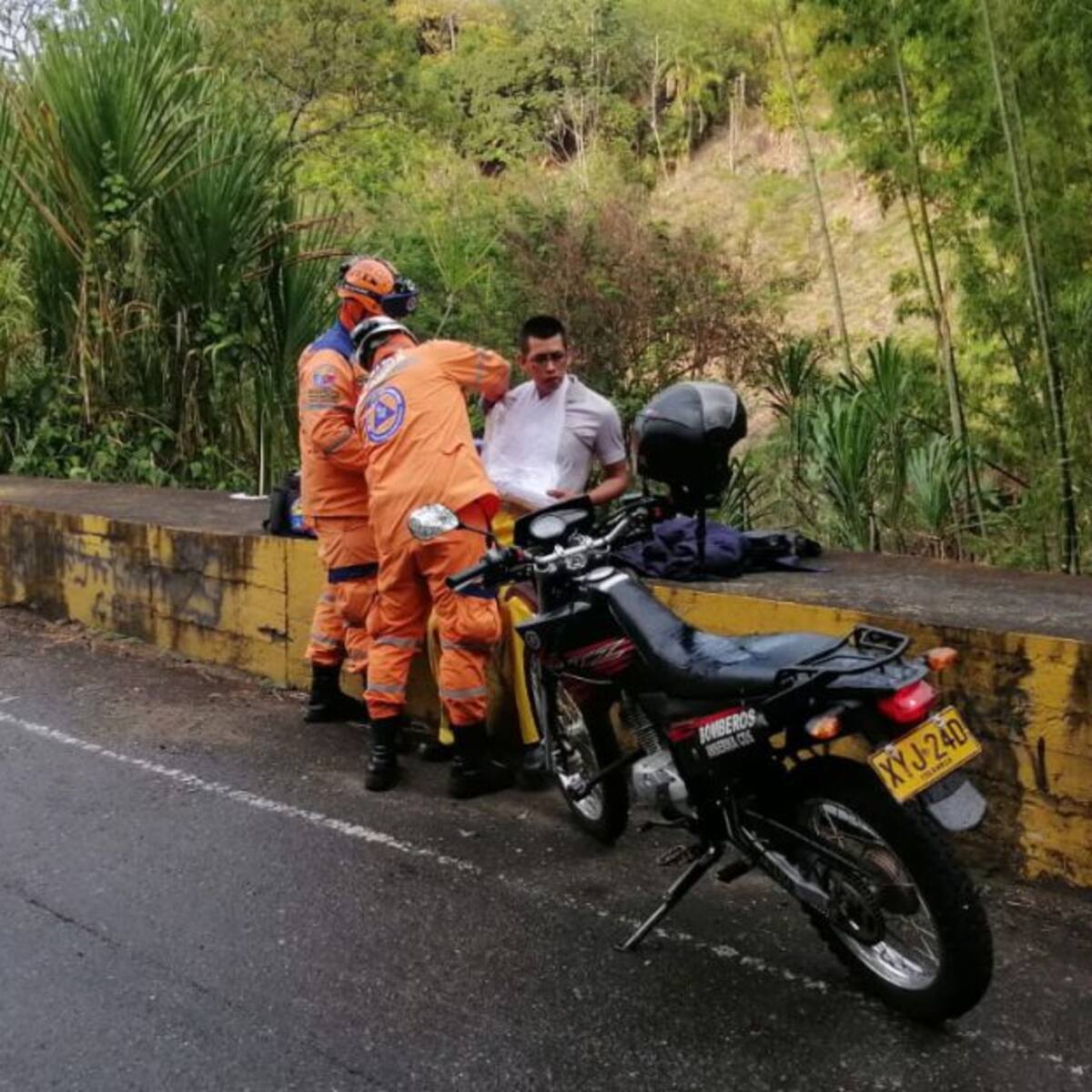 Otro accidente en moto, dejó un lesionado en Anserma, Caldas