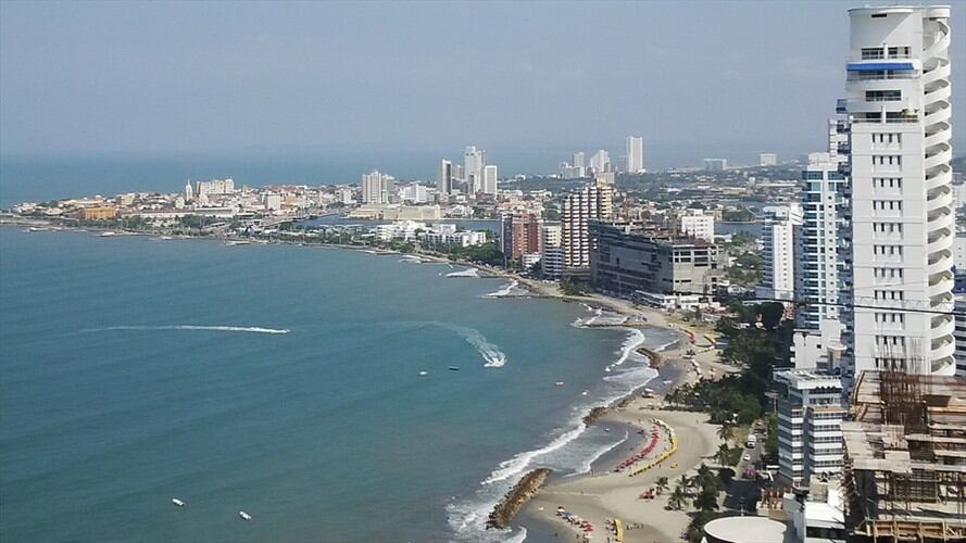 Denuncian a ciudadano que se orinó en caseta recién instalada en Bocagrande. Foto: Colprensa