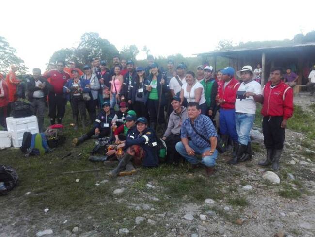 Rescataron a 77 personas que estuvieron atrapadas por dos avalanchas en la vía Boyacá-Arauca