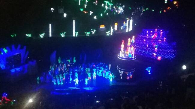 Alumbrado navideño Parque de la Vida de Armenia