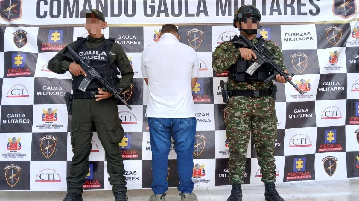 Cayó ‘Migue’ en El Carmen de Bolívar: es presunto cabecilla financiero del Clan del Golfo