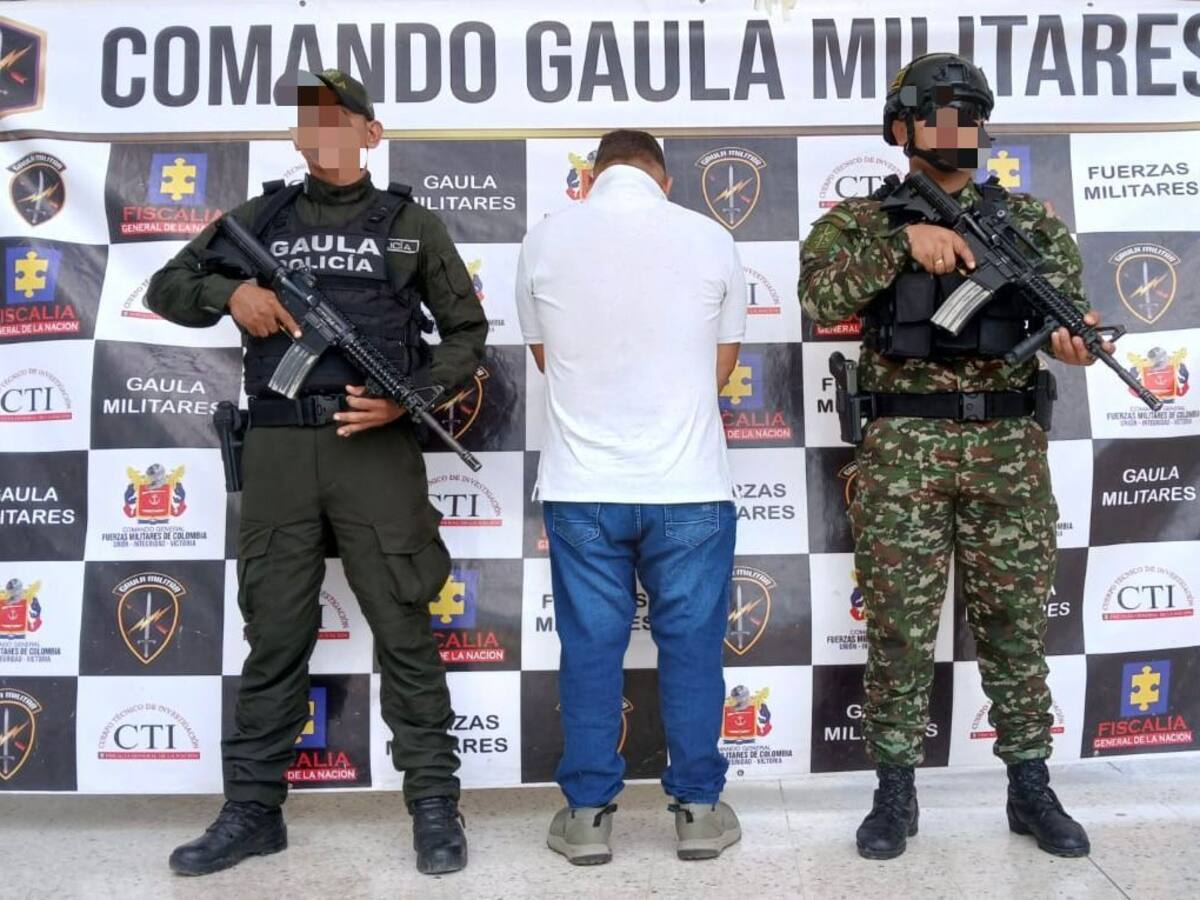 Cayó ‘Migue’ en El Carmen de Bolívar: es presunto cabecilla financiero del Clan del Golfo