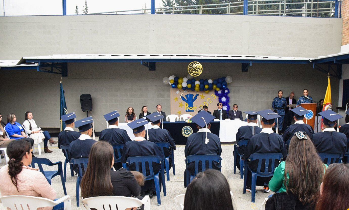 Catorce personas que están privadas de la libertad se graduaron de bachilleres en Boyacá / Foto: Cortesía