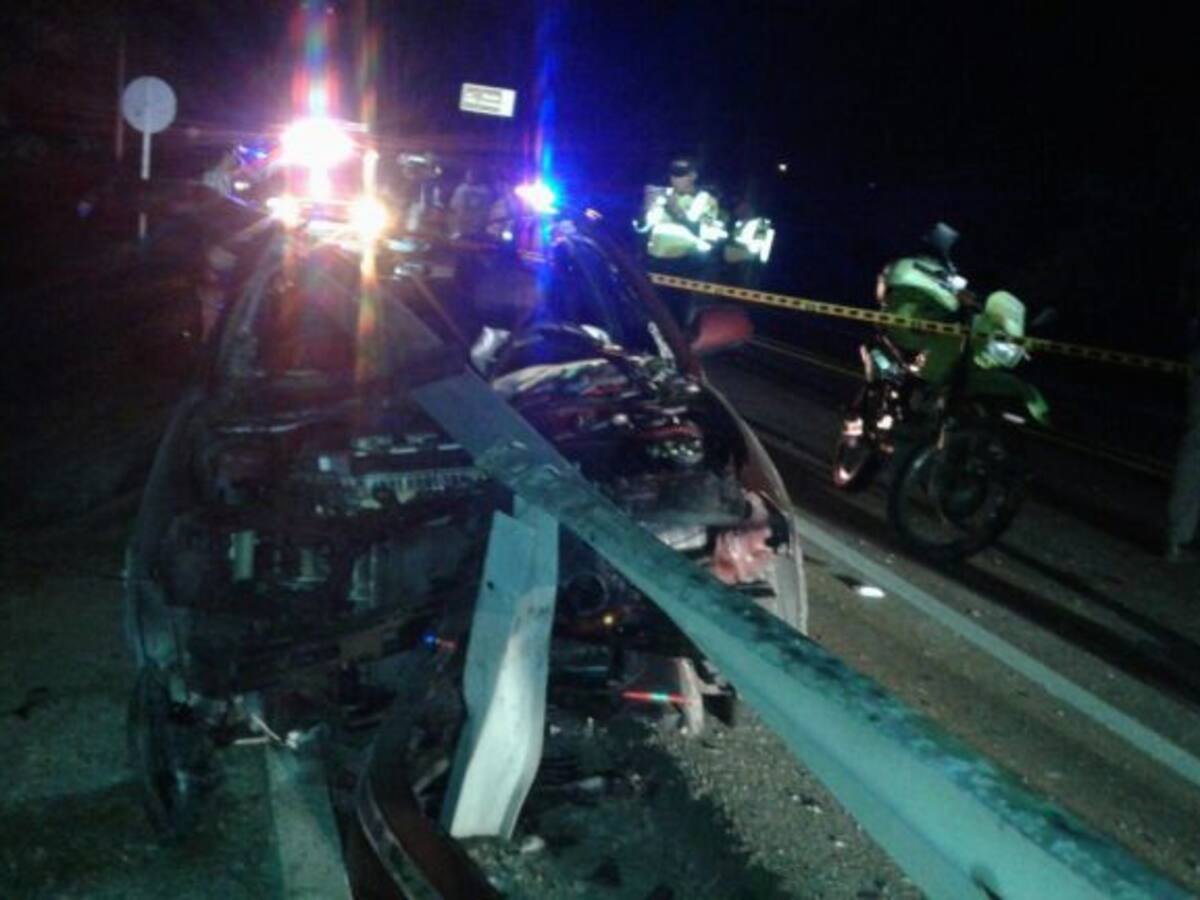 Un muerto en accidente de tránsito en la Vía al Mar