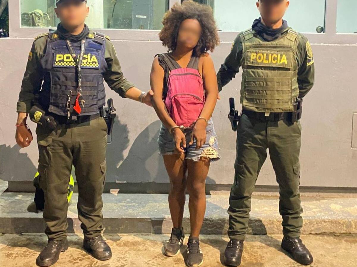 Capturada presunta responsable de cortarle oreja a una mujer en el barrio Nelson Mandela