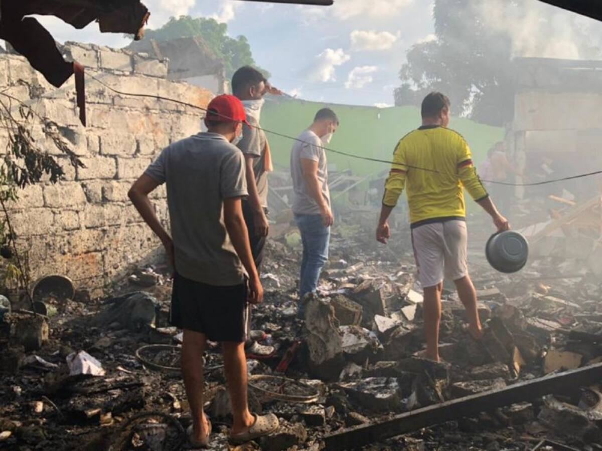 Dos personas lesionadas en explosión de una polvorería en Montería
