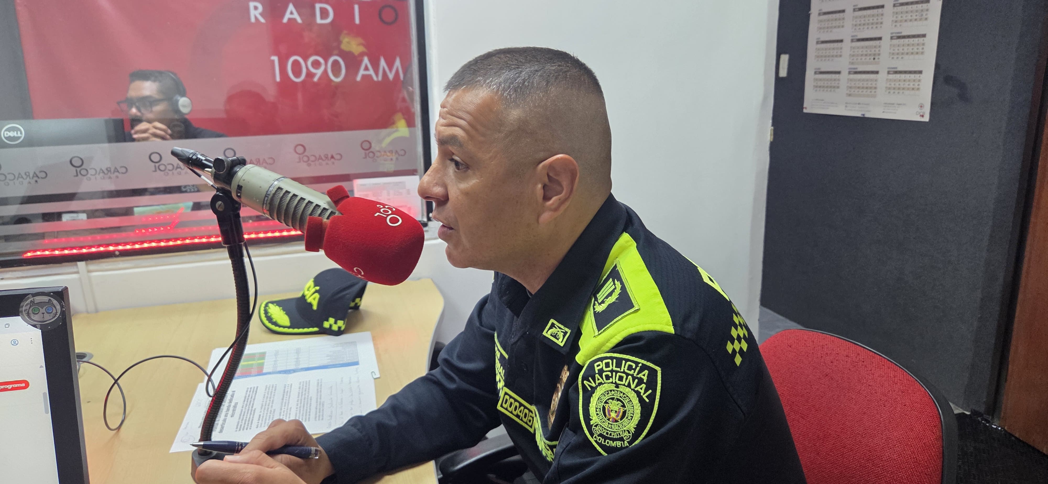 Comandante de la Policía Nacional Jorge Bernal / Foto Caracol Radio