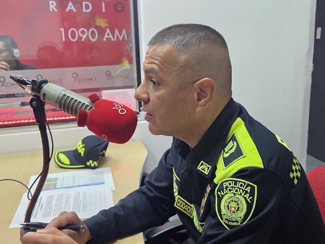 Comandante de la Policía Nacional Jorge Bernal / Foto Caracol Radio