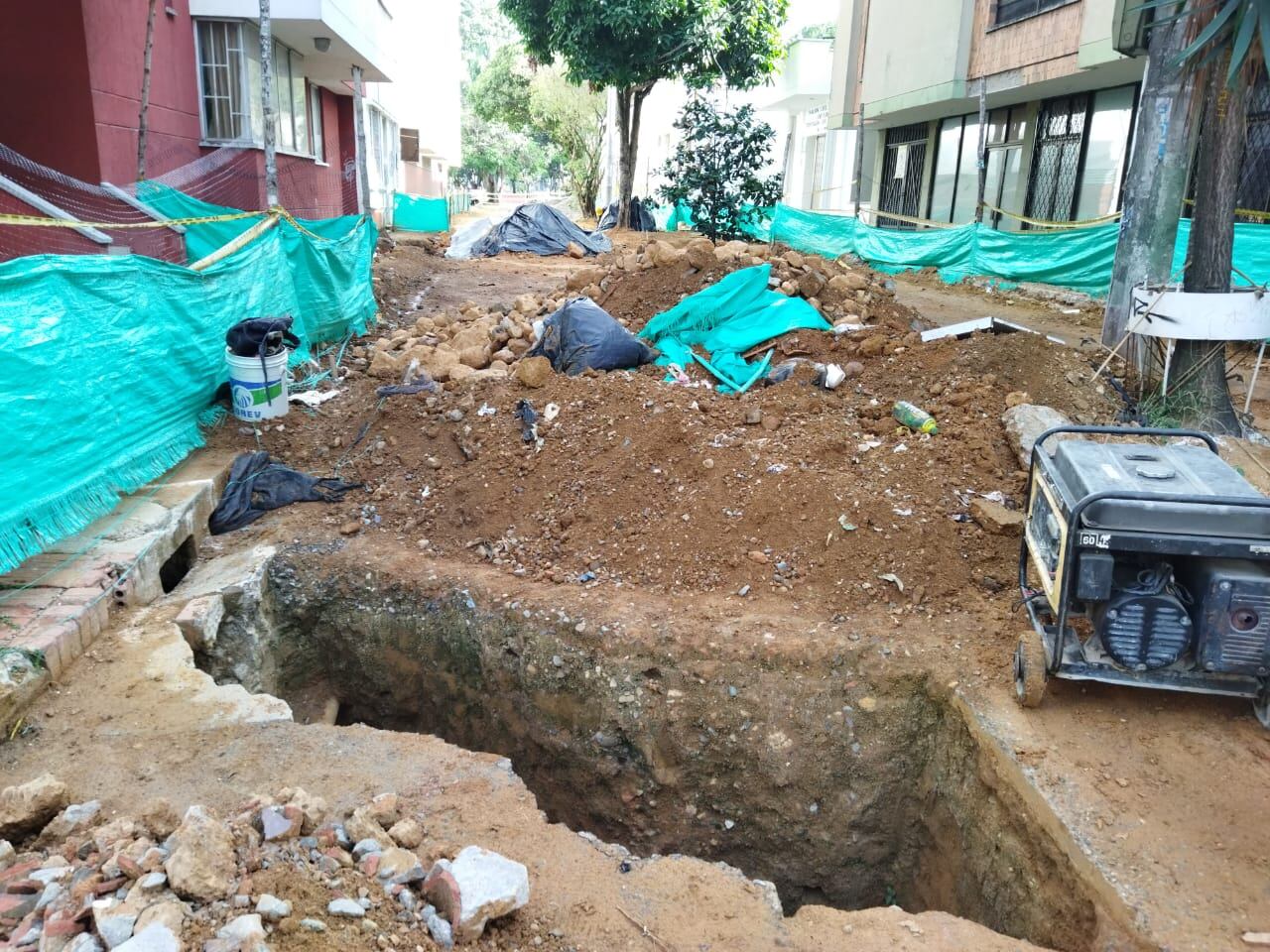 Empezaron los trabajos en el Paseo España