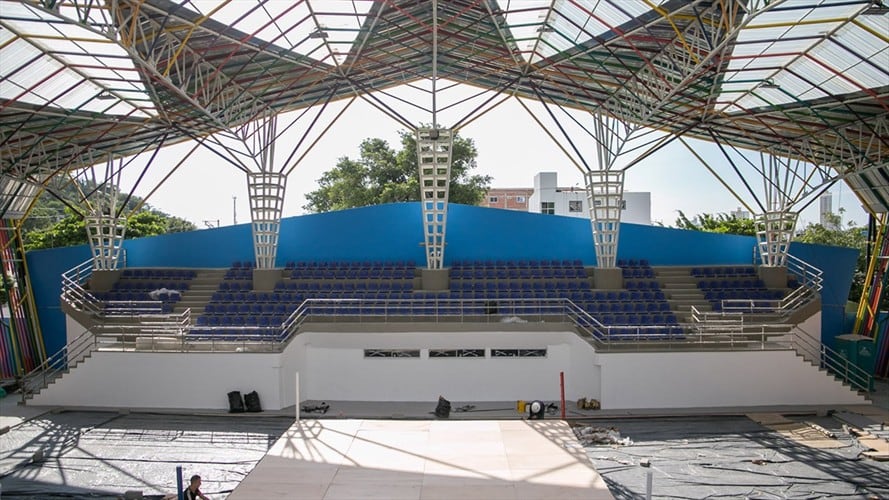 “Pasamos el informe al Gobierno Distrital para mostrar todas las inconformidades que tiene este coliseo”: concejal Marta García sobre el Coliseo Gaira. Foto: Juegos Bolivarianos 2017 (https://www.juegosbolivarianos2017.gov.co/)