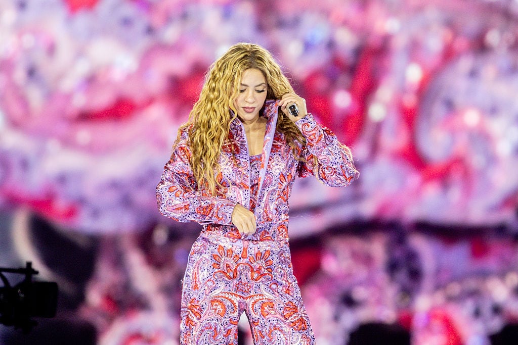 MADRID, SPAIN - SEPTEMBER 18: The singer Shakira performs during the first concert of her residency in Spain, at the Shakira Stadium within the Iberdrola Music complex, on 18 September, 2026 in Madrid, Spain. Shakira returns to Spain after eight years with a historic 12-concert residency in Madrid, the sole European stop on her ‘Las Mujeres Ya No Lloran World Tour’. (Photo By Ricardo Rubio/Europa Press via Getty Images)