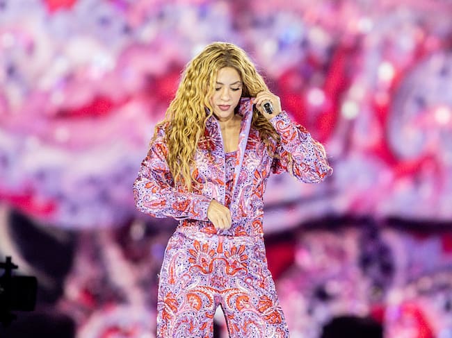 MADRID, SPAIN - SEPTEMBER 18: The singer Shakira performs during the first concert of her residency in Spain, at the Shakira Stadium within the Iberdrola Music complex, on 18 September, 2026 in Madrid, Spain. Shakira returns to Spain after eight years with a historic 12-concert residency in Madrid, the sole European stop on her ‘Las Mujeres Ya No Lloran World Tour’. (Photo By Ricardo Rubio/Europa Press via Getty Images)