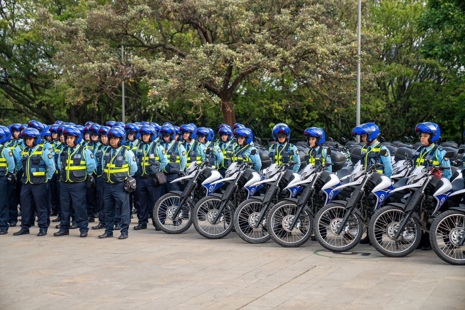 Agentes de tránsito Medellín. Foto: Alcaldía de Medellín