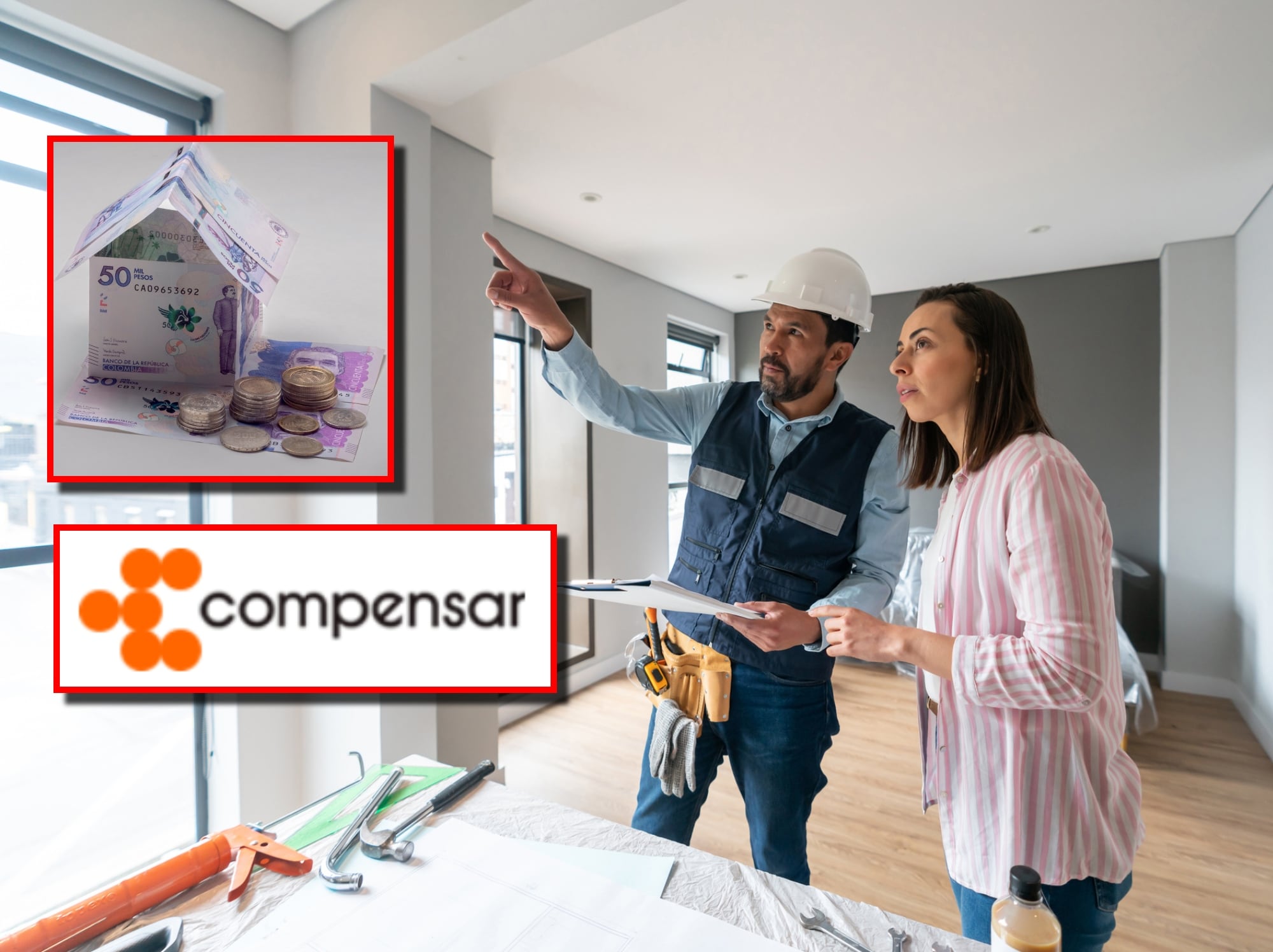 Subsidio de mejoramiento de vivienda de Compensar. Fotos: Suministrada y Getty Images.