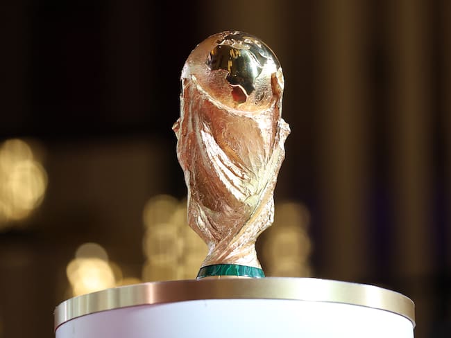 Trofeo de la Copa del Mundo en el sorteo oficial del Mundial del 2026 / FIFA / Getty Images