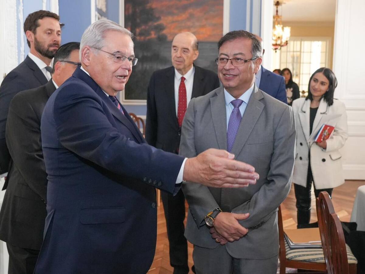 Petro y su gabinete se reunieron con congresistas estadounidenses en Casa de Nariño