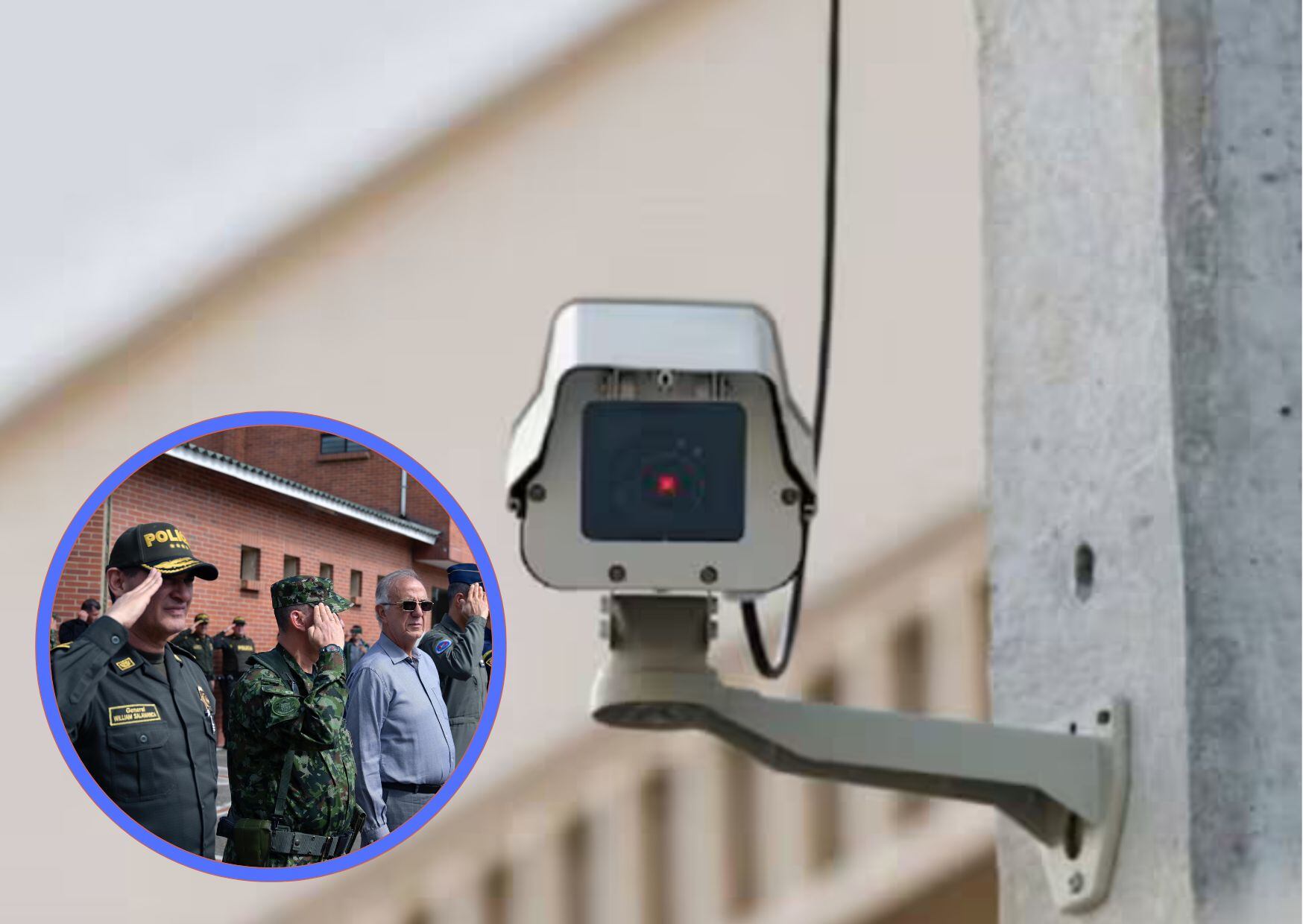 Cámaras de seguridad en comercio. Cortesía: Colprensa