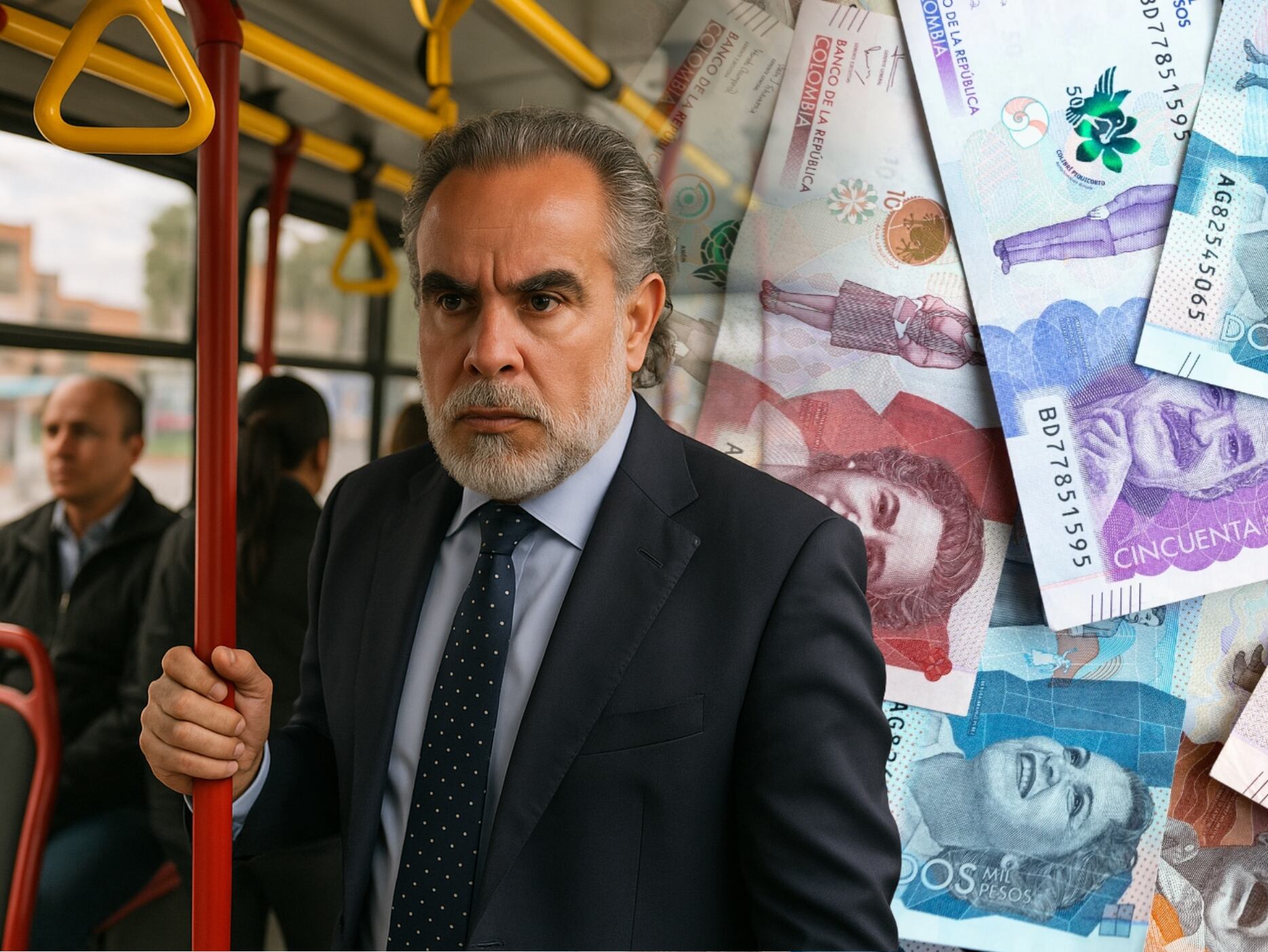 Armando Benedetti / Si el salario mínimo sube a $1.800.000, ¿en cuánto quedaría el auxilio de transporte?