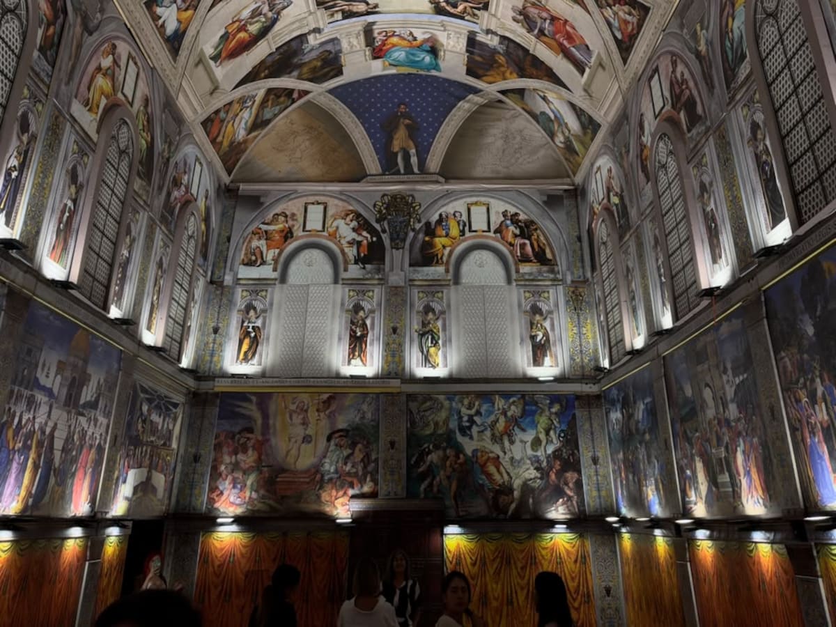 Los Secretos de Miguel Ángel: así es recorrer la réplica de la Capilla Sixtina en Cali