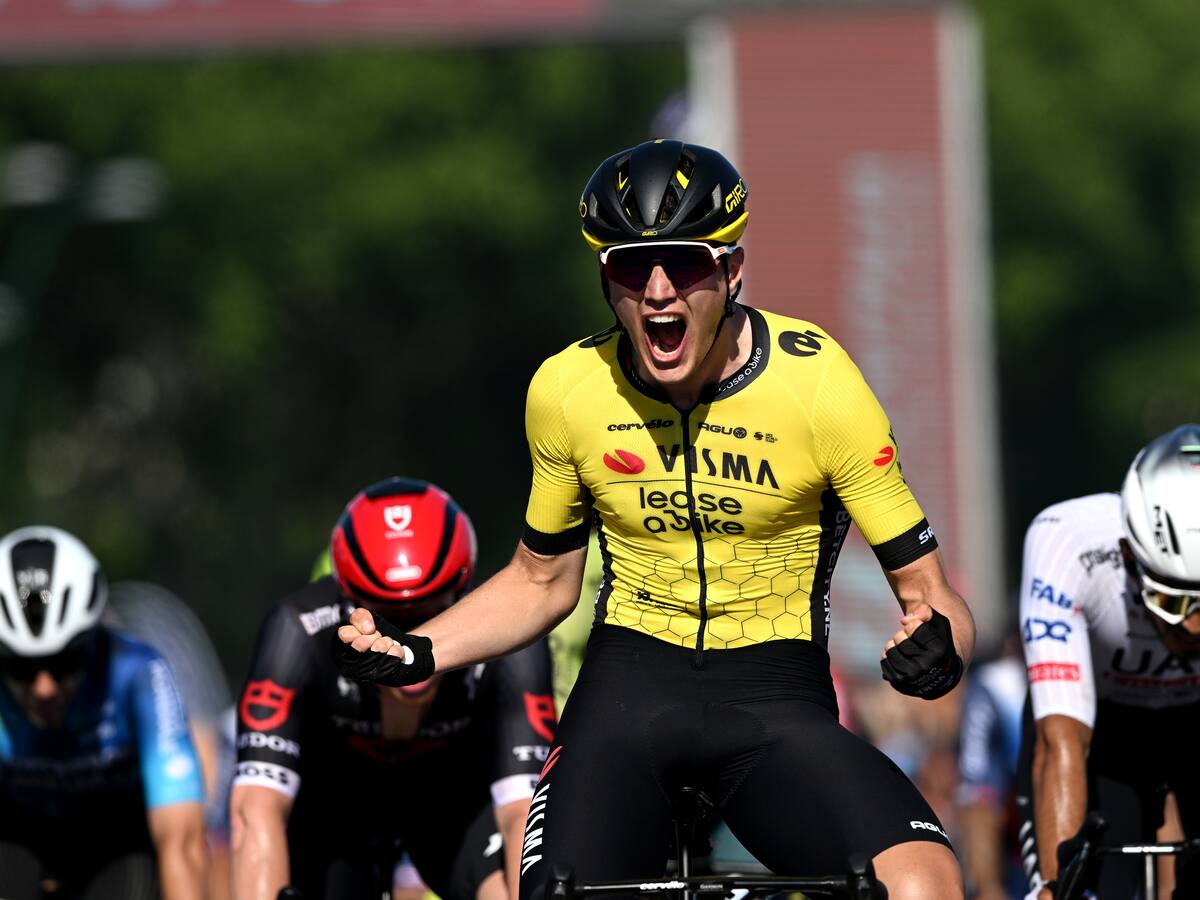 Juan Sebastián Molano, tercero en la etapa 9 del Giro de Italia