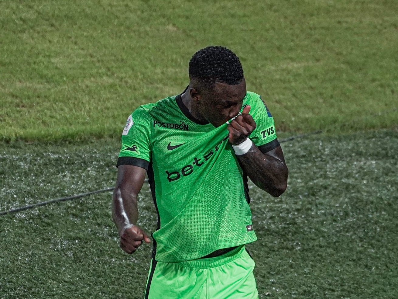 Marino Hinestroza, delantero de Atlético Nacional / @nacionaloficial