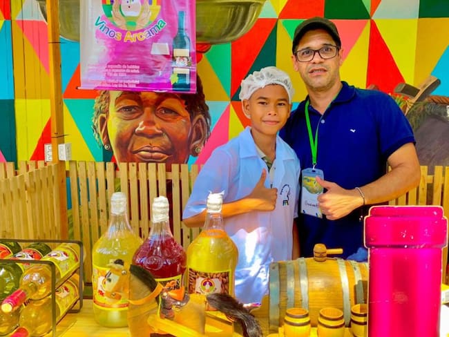 Niños de El Banco 'cosechan' con sabor vinos artesanales en Magdalena Crece
