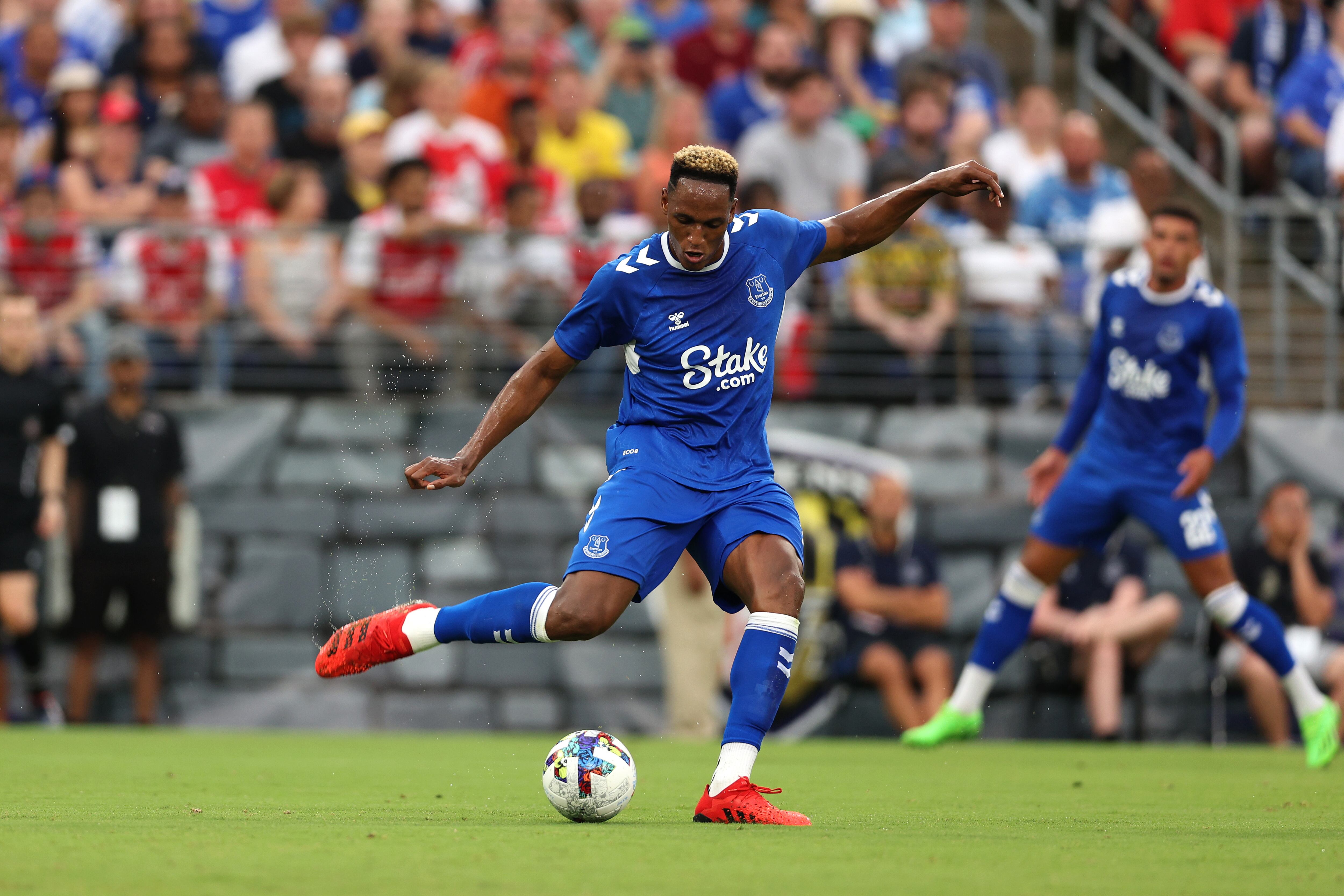 Yerry Mina apenas ha disputado dos partidos con el Everton en la presente temporada. (Photo by Rob Carr/Getty Images)