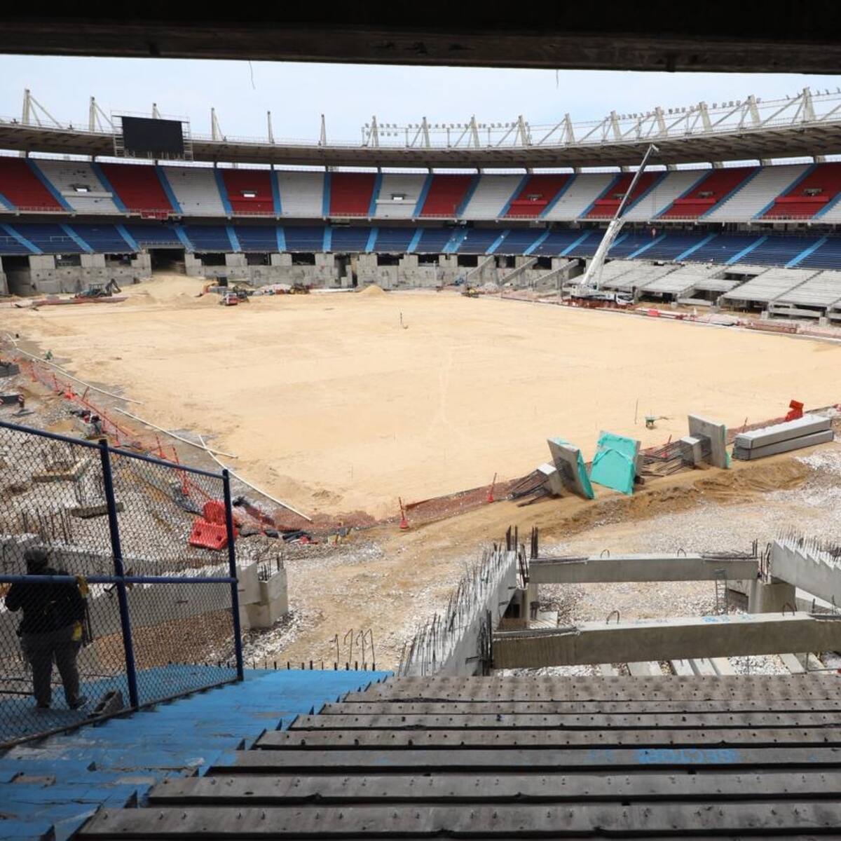Obras del estadio Metropolitano alcanza un 40% de avance