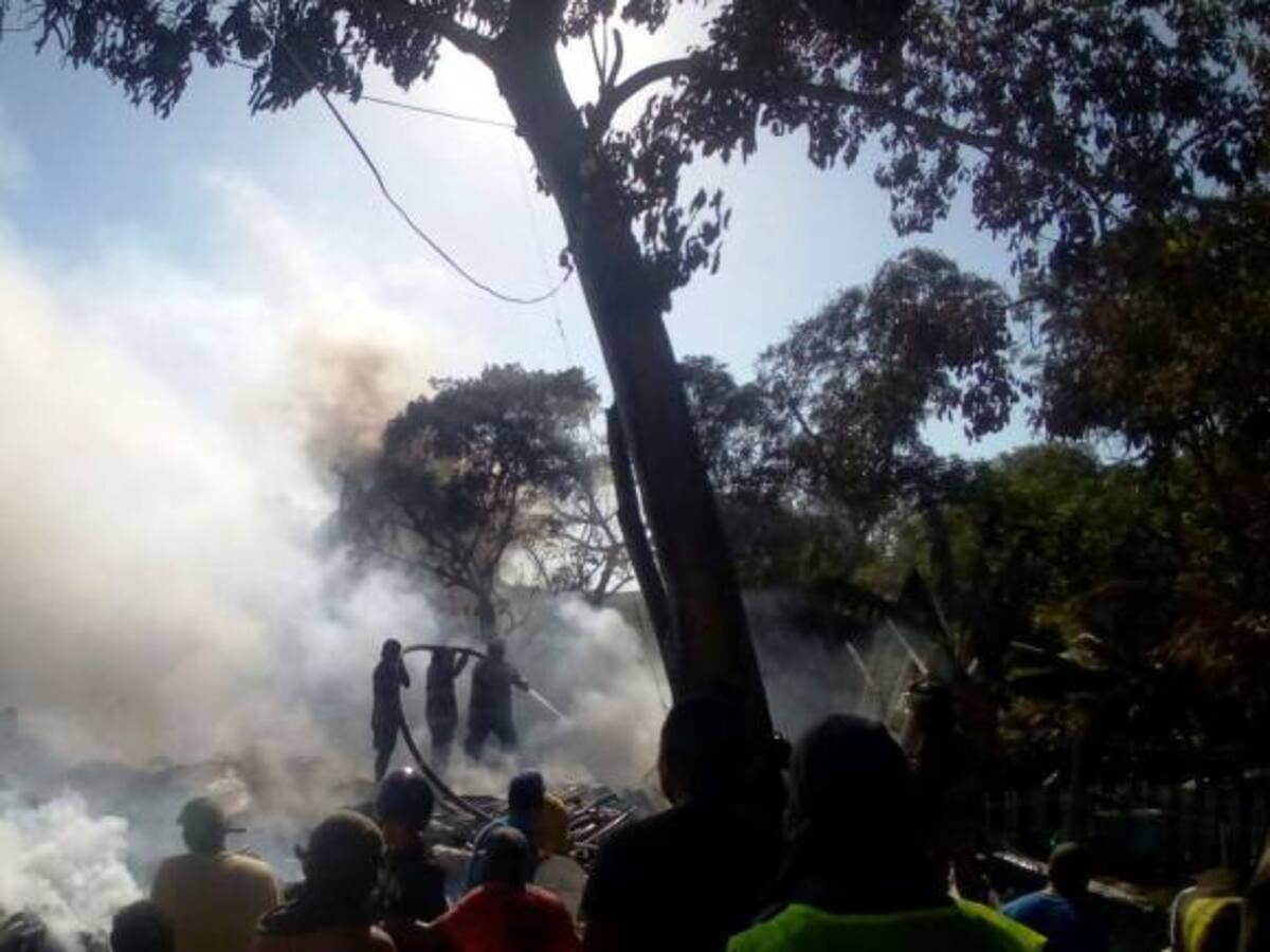 Controlan incendio en cercanías del antiguo relleno de Cartagena