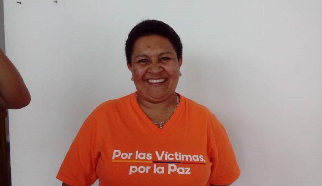 Nohra Elisa Vélez, vocera de las víctimas en el Quindío