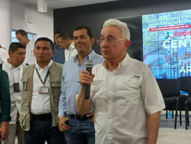 Expresidente Álvaro Uribe sobre seguridad