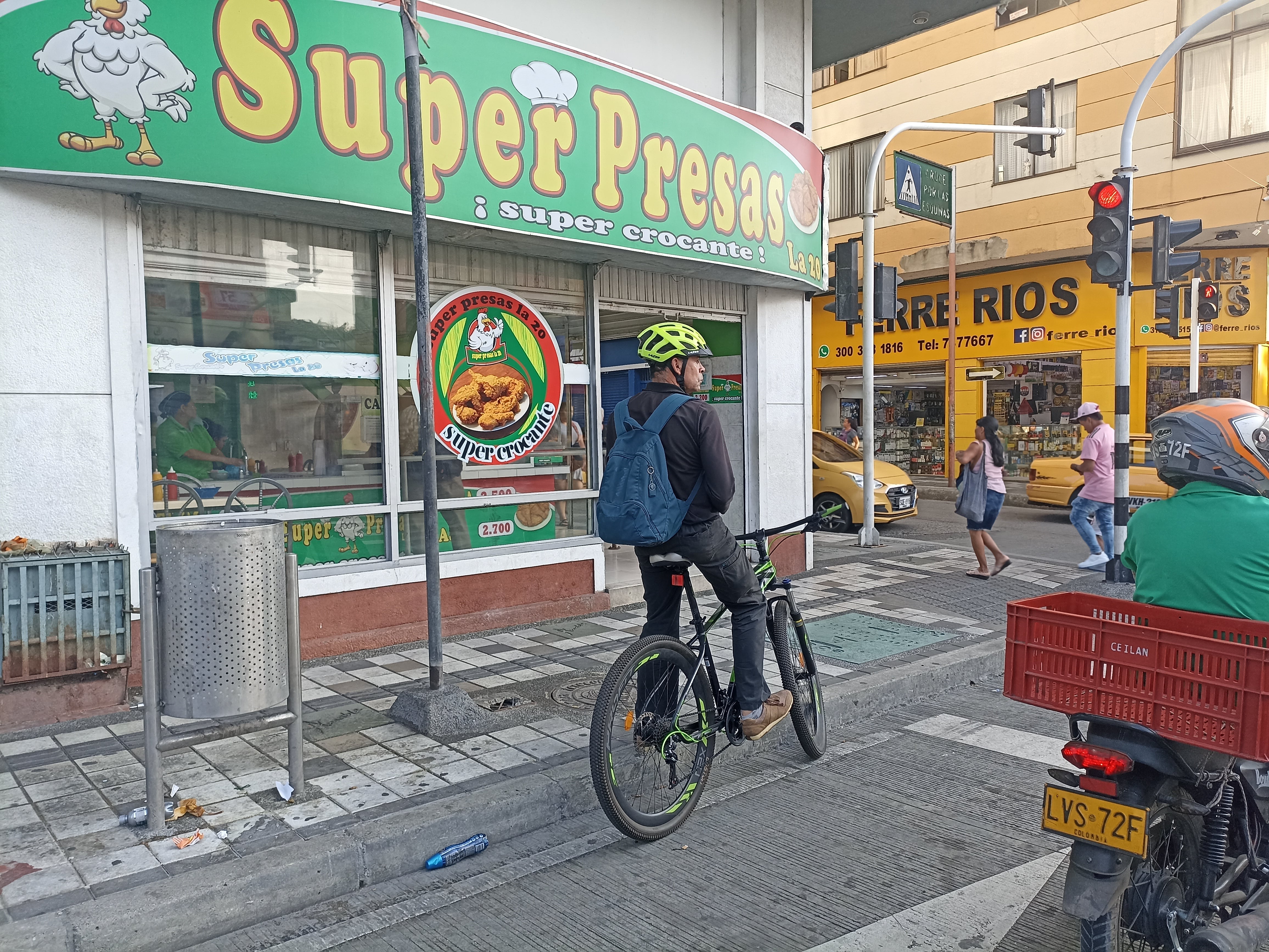 Día sin carro y sin moto en Armenia. Foto: Adrián Trejos