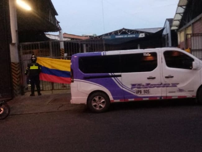 Protesta en la cooperativa de transporte Velotax