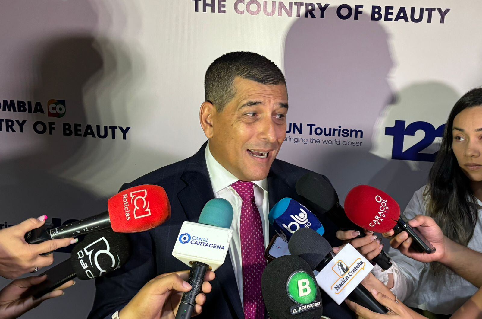 Dumek Turbay en el 122° Congreso ONU Turismo