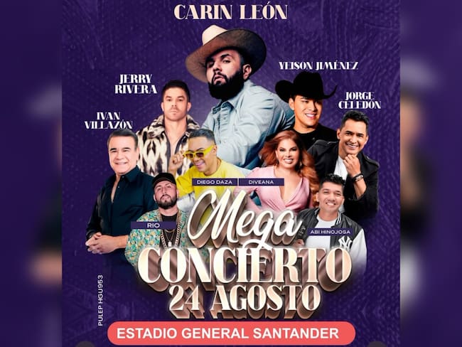 Sábado de Mega Concierto por Ferias de Cúcuta.