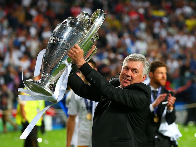 Carlo Ancelotti ha ganado dos Ligas de Campeones con el Real Madrid.  (Photo by Alex Livesey/Getty Images)