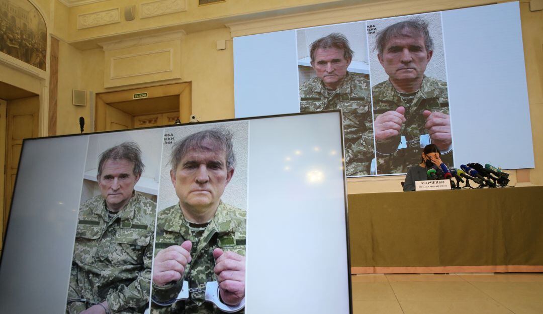 Familia de Medvedchuk denuncia su captura en Kiev