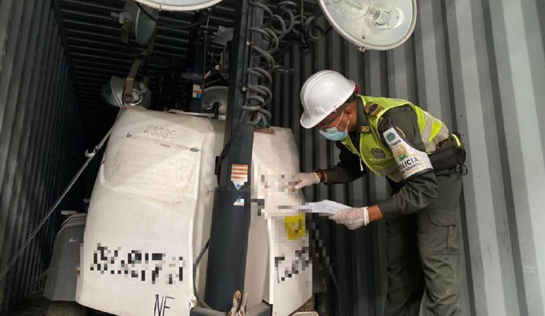 La mercancía que tiene un valor de 150 millones de pesos fue aprehendida en un contenedor a la salida del puerto de esta capital