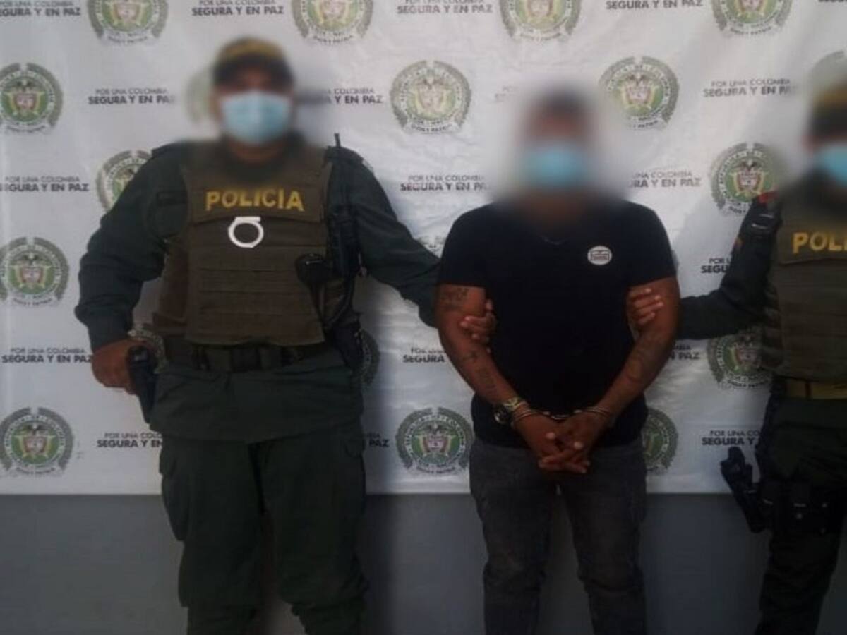 Cayó alias 'El Niche' por porte ilegal de armas de fuego en Lorica