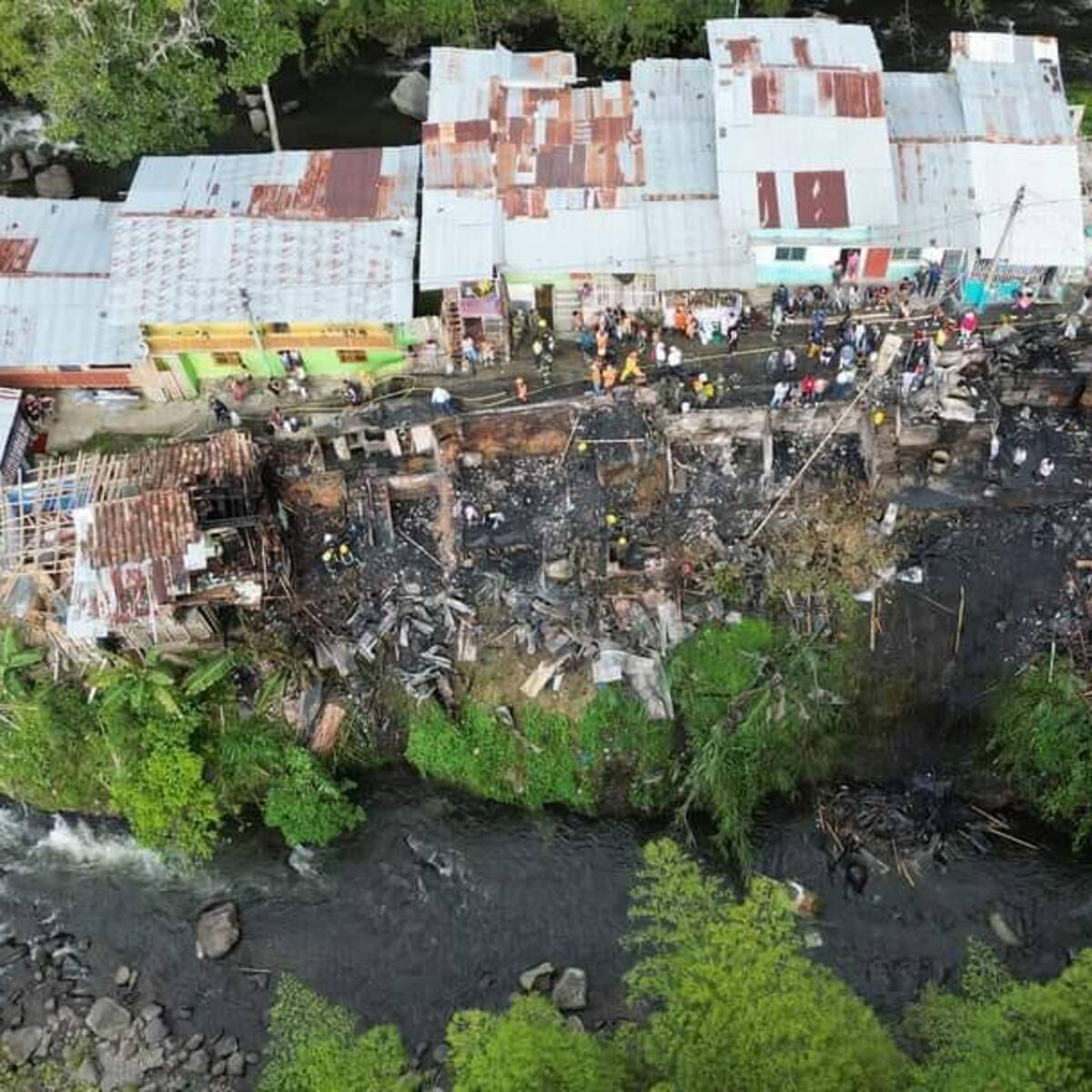 Campaña de solidaridad por los damnificados del incendio en Montenegro, Quindío