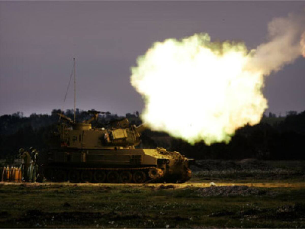 Artillería israelí AP
