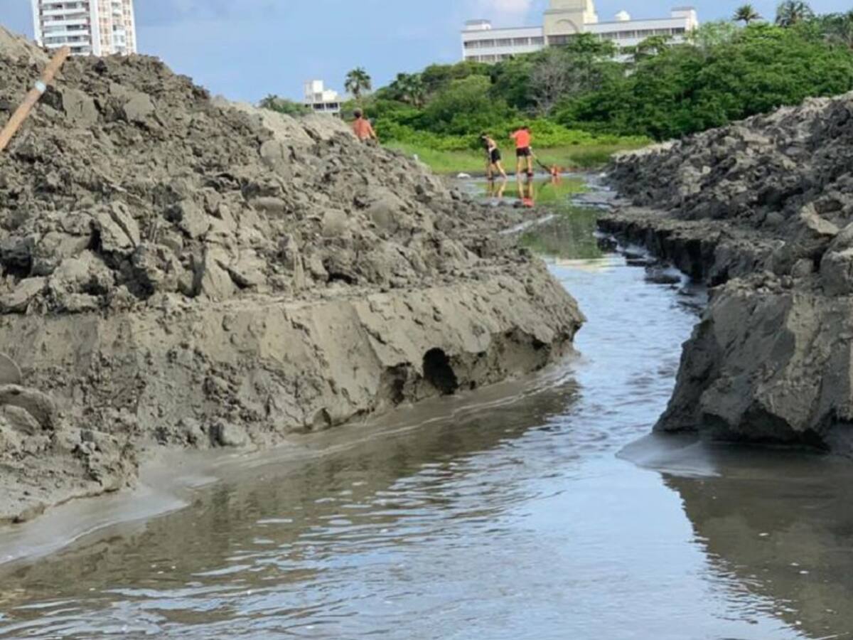 El Laguito en Cartagena sigue esperando la motobomba para oxigenarse