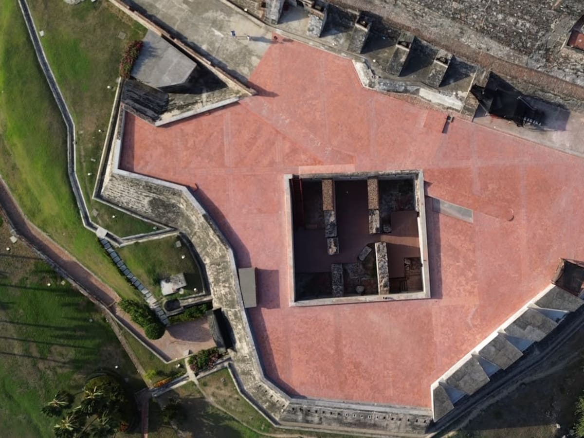 Ya está impermeabilizada la batería de San Lázaro del Castillo de San Felipe de Barajas