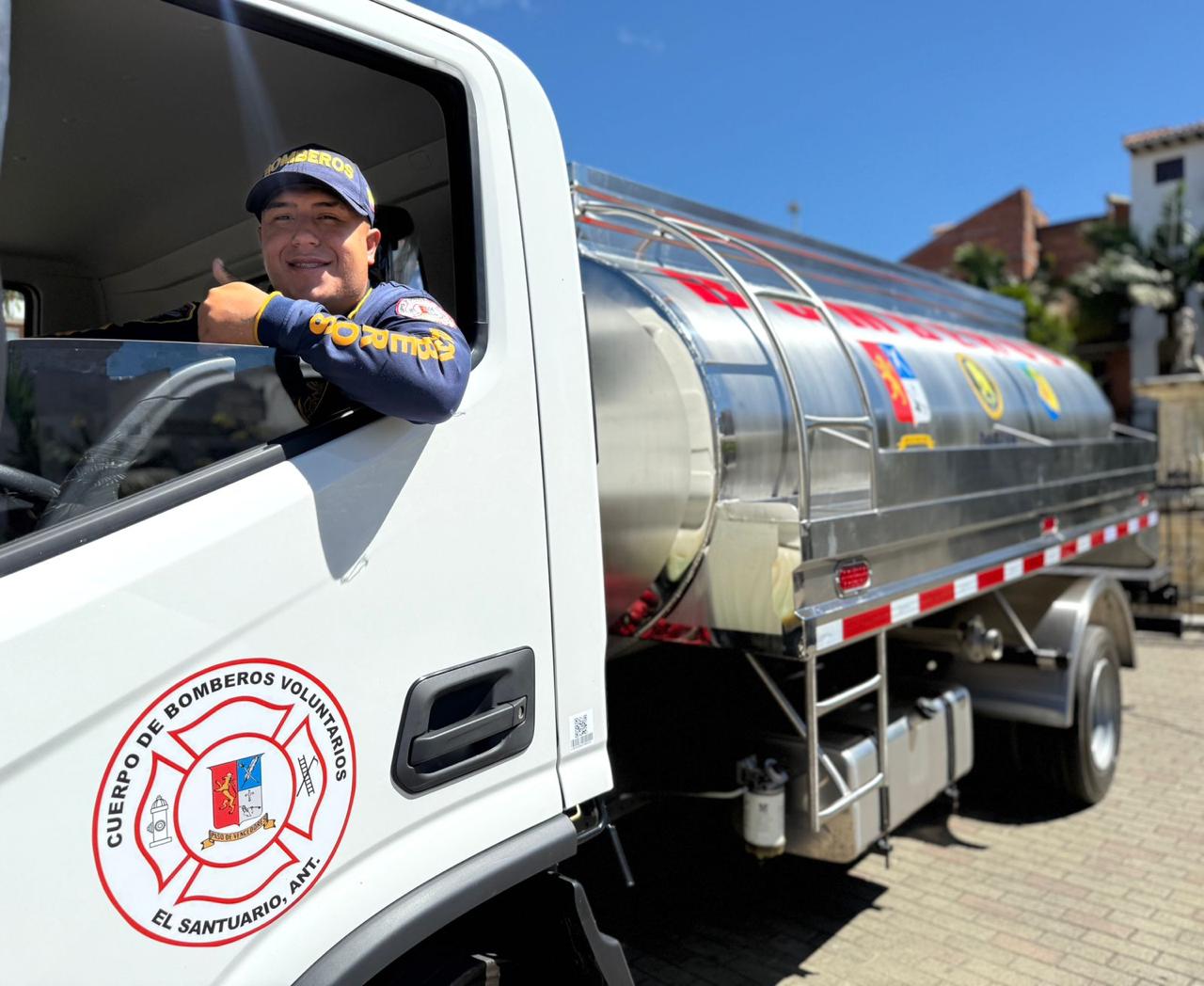 Cuerpo de Bomberos Voluntarios Antioquia. Foto: Gobernación de Antioquia.