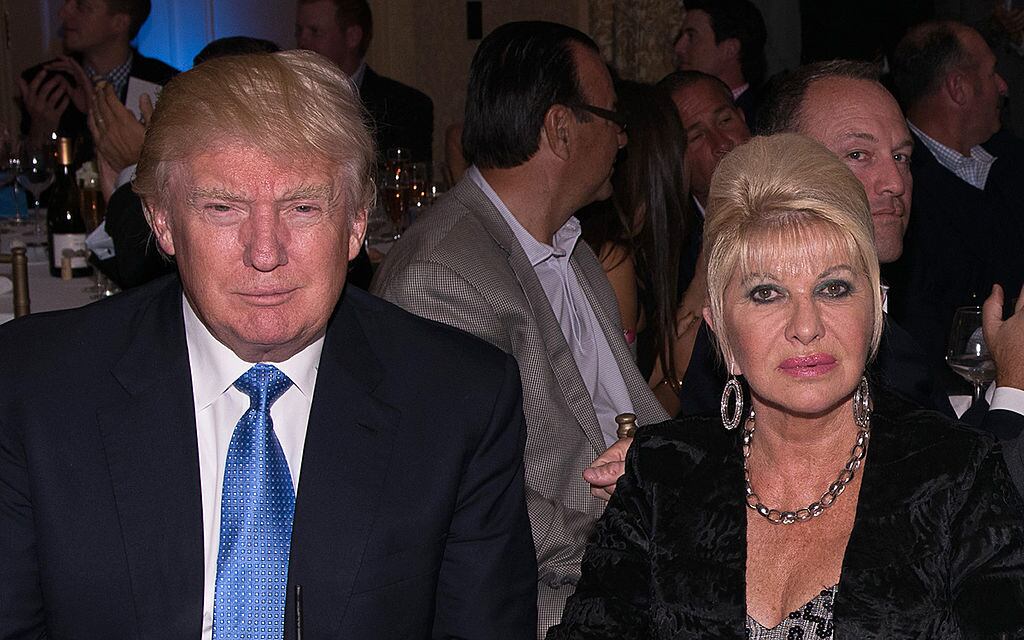 Donald Trump con su ex esposa Ivana Trump/ Getty Images